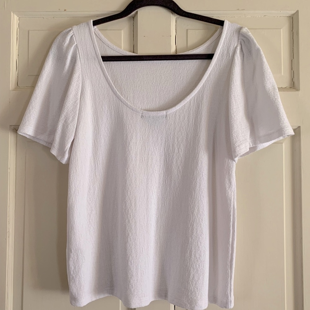 Gauzy white Banana Republic shirt